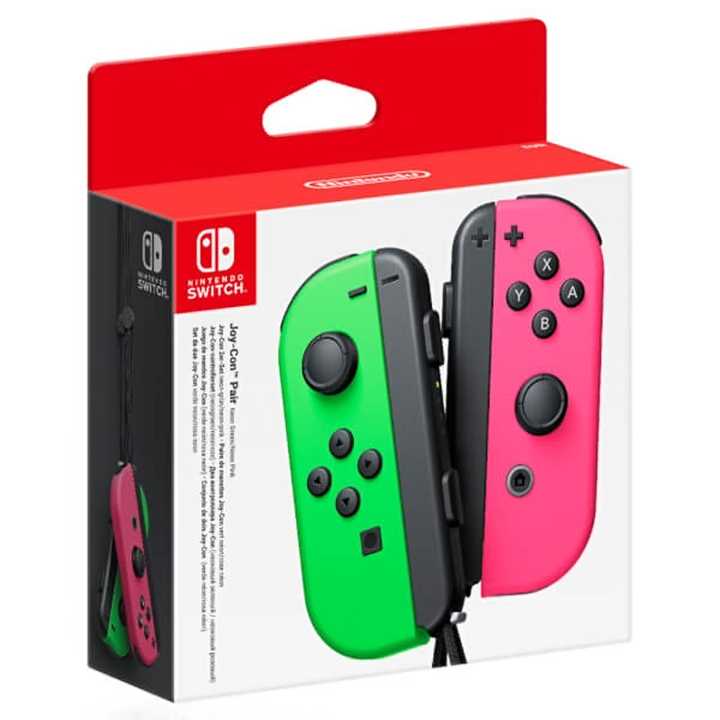Nintendo Joy-Con Pair - Neon Green/Neon Pink for Nintendo Switch
