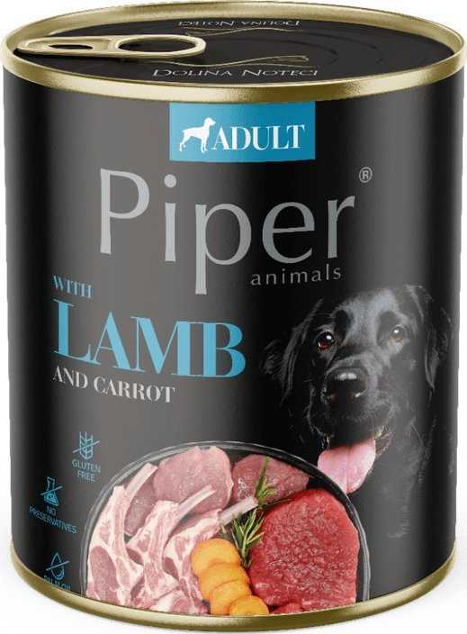 DOLINA NOTECI Piper Lamb with Carrot – Wet Dog Food – 800 g.