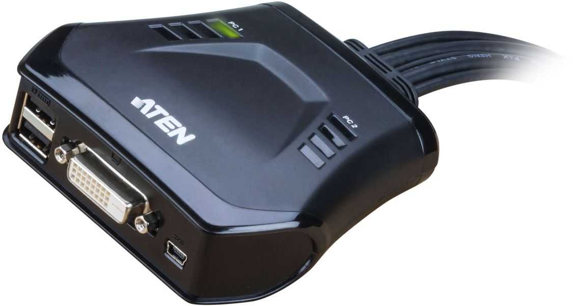 ATEN CS-22D 2-Port USB DVI KVM Switch