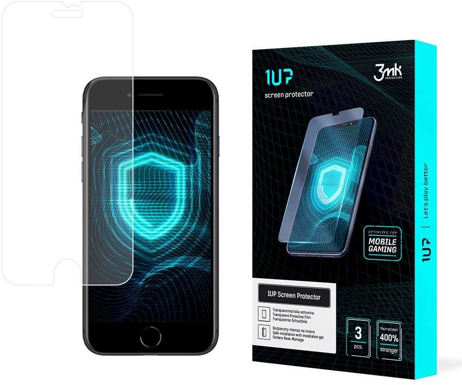 3MK 1UP iPhone 7/8/SE 2020 Screen Protector;