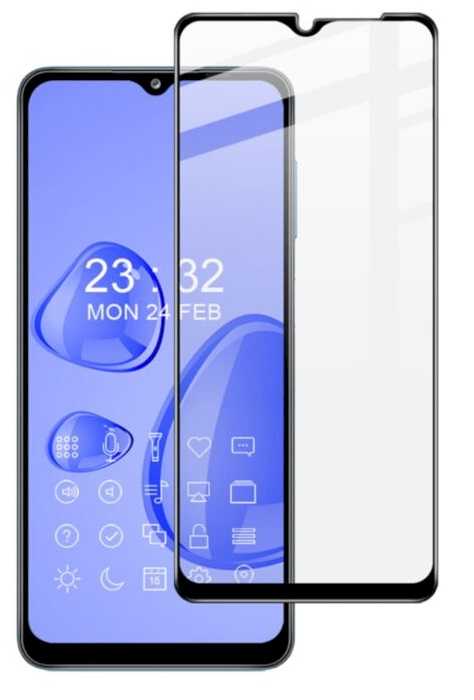 Fusion Accessories "5D Full Coverage Glass with Frame for Galaxy A32 4G" Black