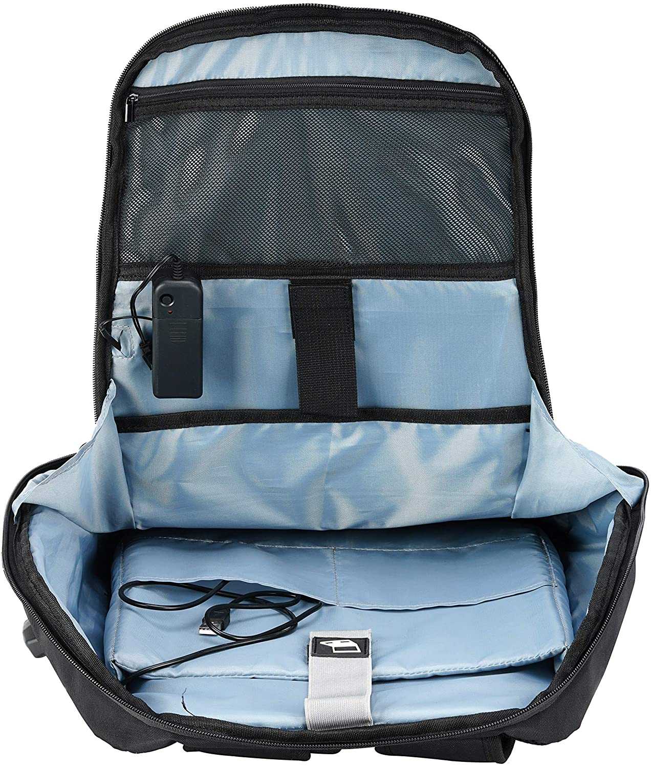 Tellur Notebook Backpack with Illuminated Strip, 15.6", Black