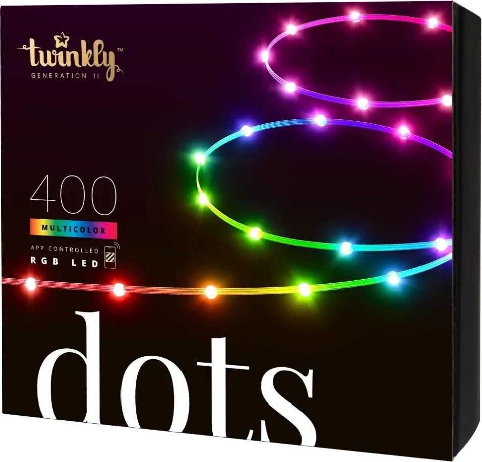 Twinkly Dots Smart LED Lights 400 RGB (Multicolor) 20m