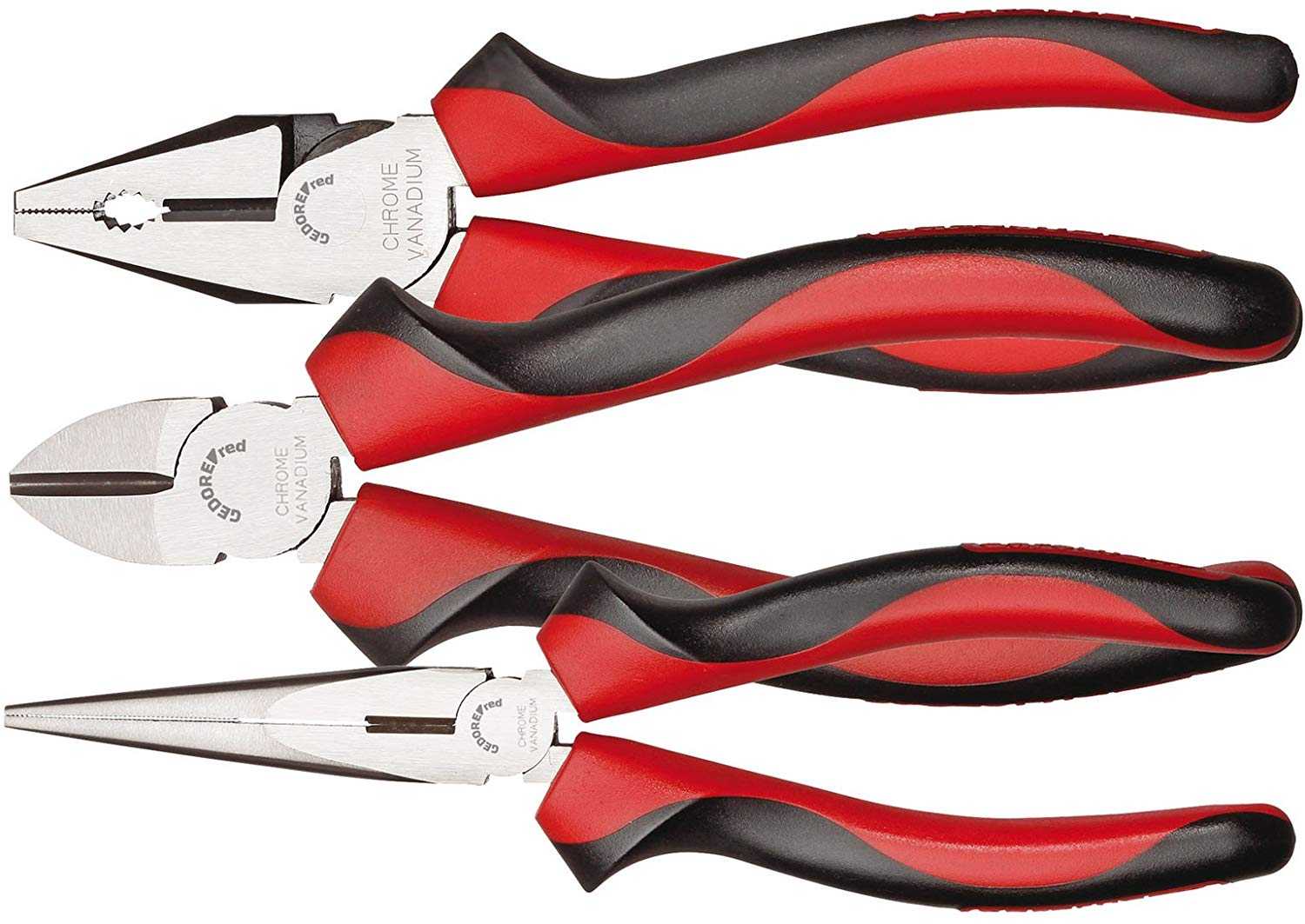 Gedore red Zangen-set 2K grip, 3-piece
