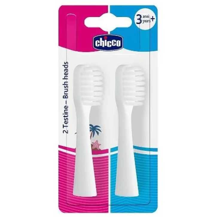 Chicco 2-pack White Kids' Brush Heads