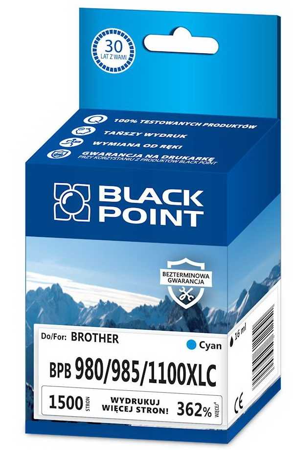 BLACK POINT BPBLC1100/980C/1100XLC Cyan Replacement