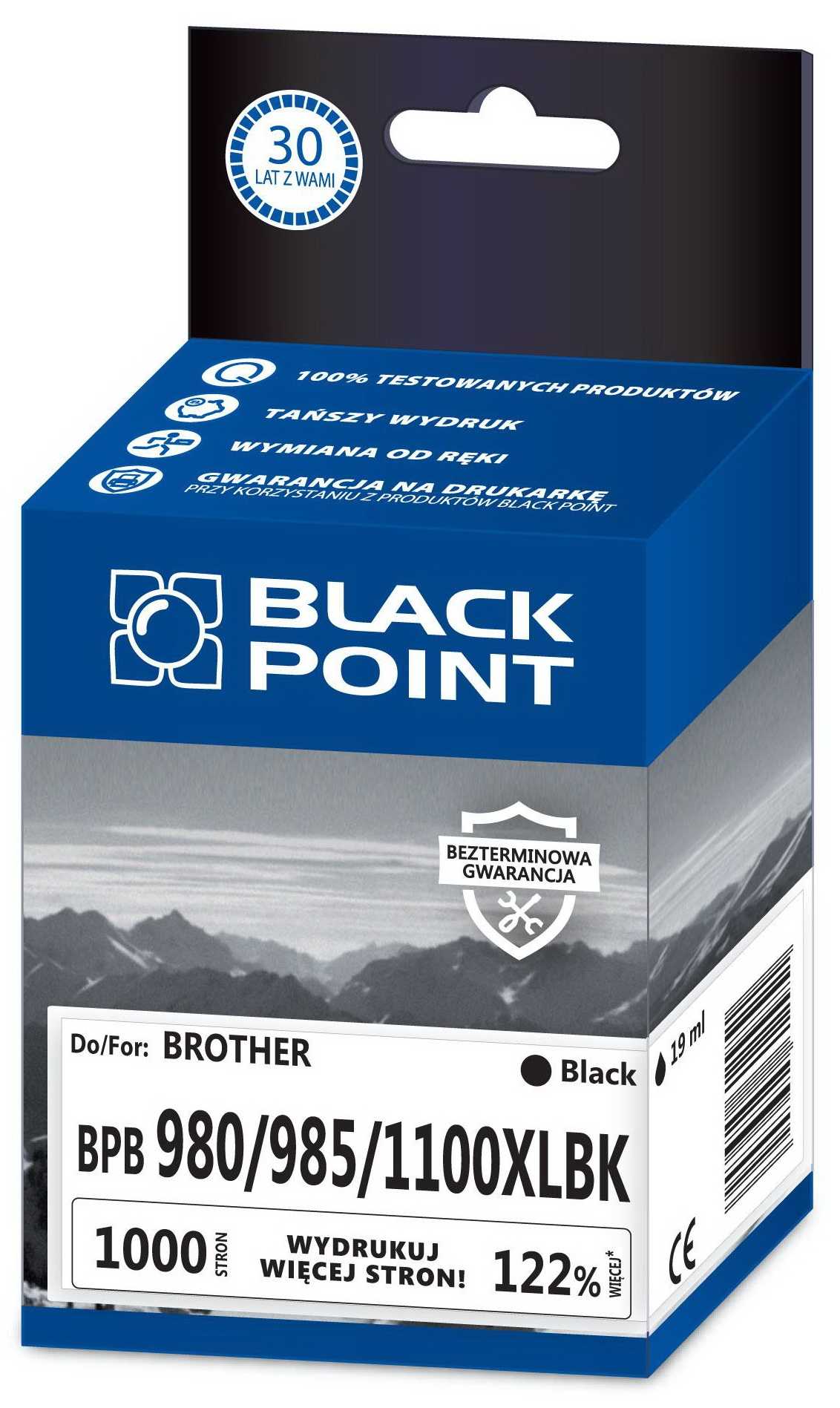 BLACK POINT BPB980/985/1100XLBK Black Brother LC-980/985/1100BK