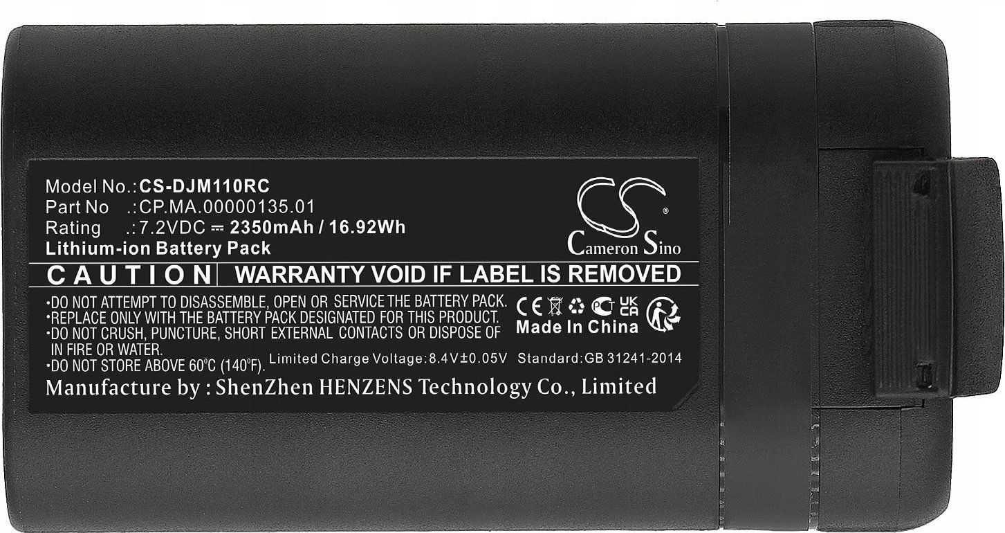 Cameron Sino Battery Cp.ma.00000135.01 for DJI Mavic Mini/Mini 2 Dual/Cs-djm110rc