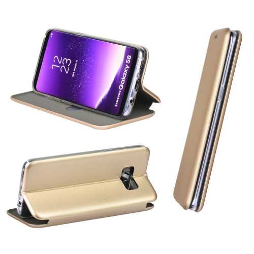 Riff Elegance Book Case for Galaxy A35 5G, Gold
