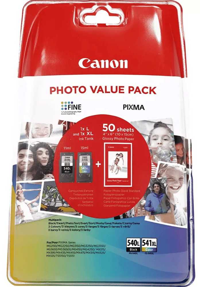 CANON PG-540L/CL-541XL Black/Tri-Color