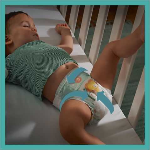 Pampers Active Baby Nappies, Size 4, 180 Diapers, 9kg-14kg