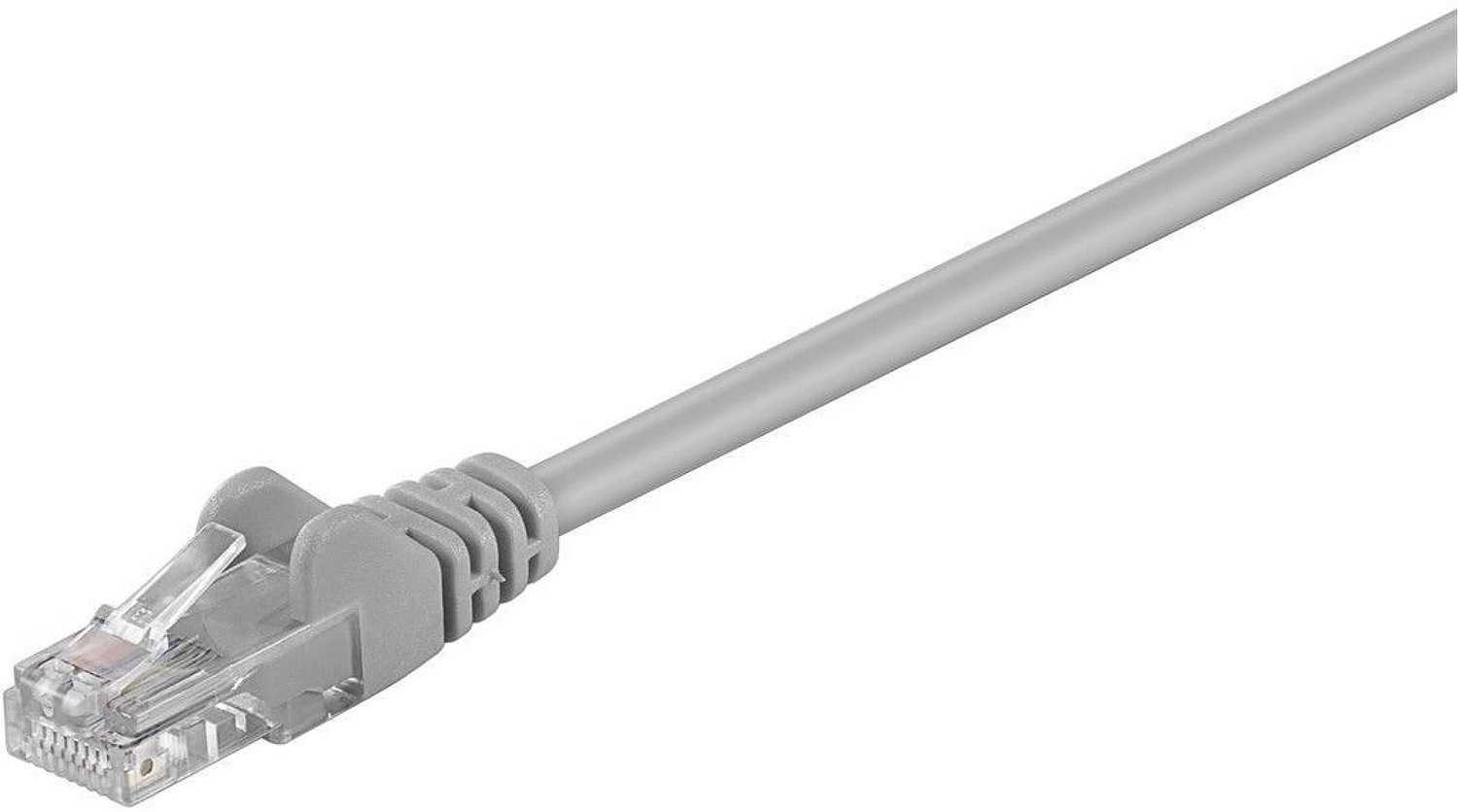 Goobay 68352 CAT 5e patch cable, U/UTP 15 m Grey
