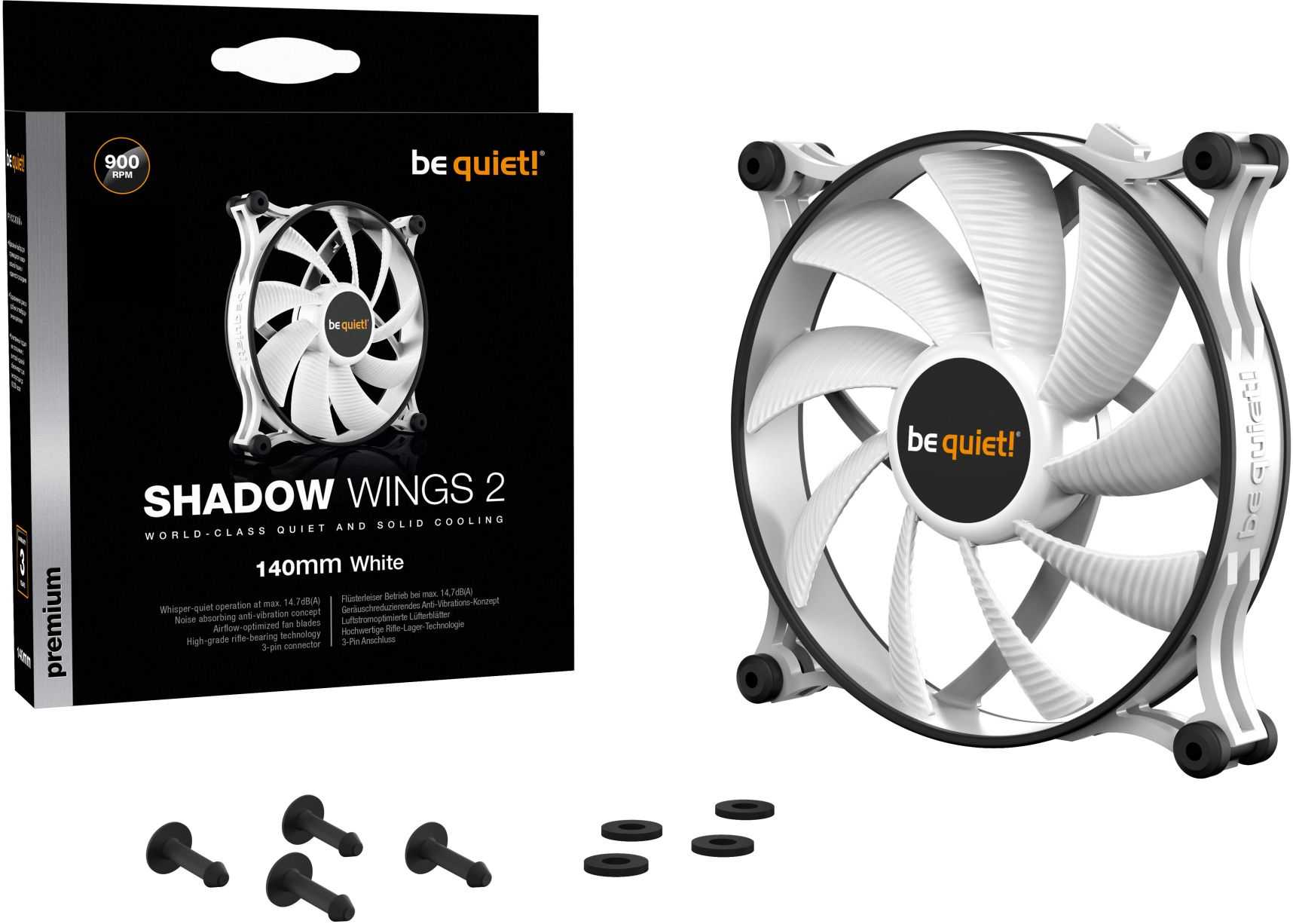 Be quiet! Shadow Wings 2 BL090 White