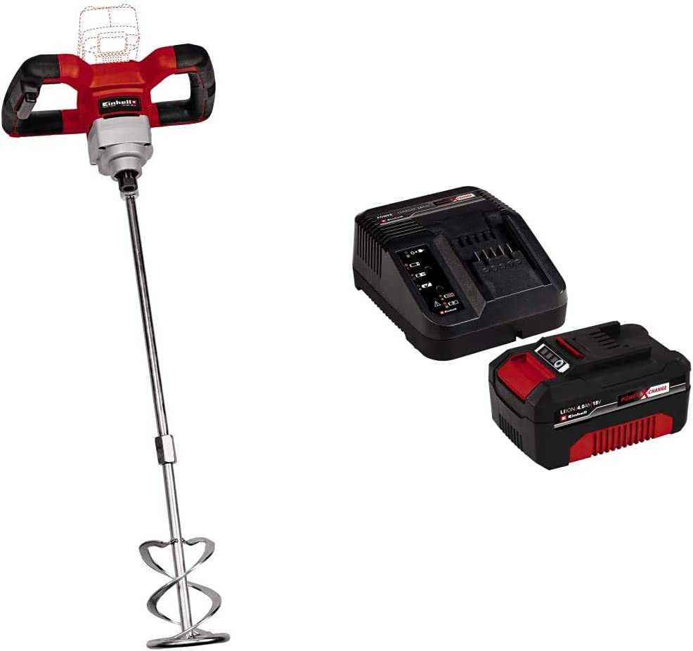 Einhell Power X-Change Battery-Powered Paint/Mortar Mixer