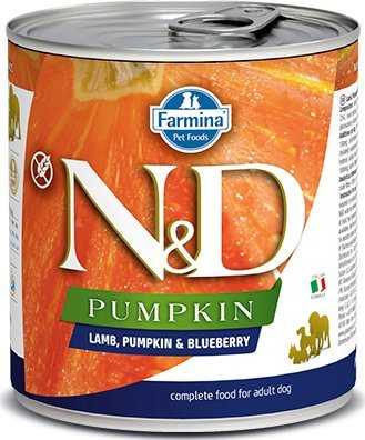 Farmina N AND D DOG LAMB AND PUMPKIN AND BLUEBERRY ADULT 285g
