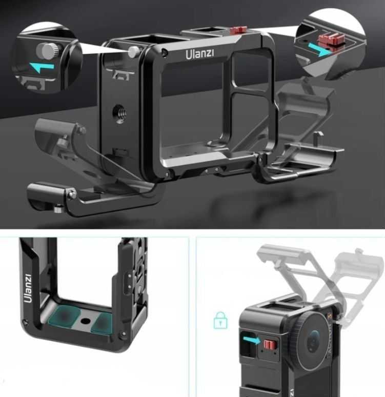 Ulanzi Frame Mount Housing for DJI Osmo Action 3