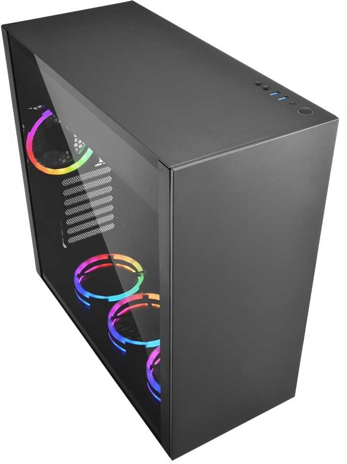 Sharkoon PURE STEEL RGB (black, tempered
