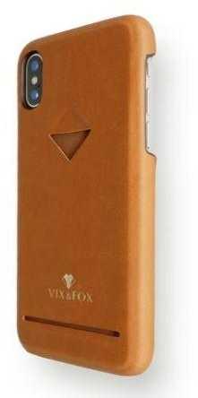 VixFox "Card Slot Back Case for iPhone XS MAX" Caramel Brown