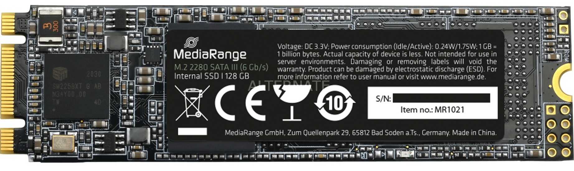 MediaRange MR1021 128 GB (SATA 6