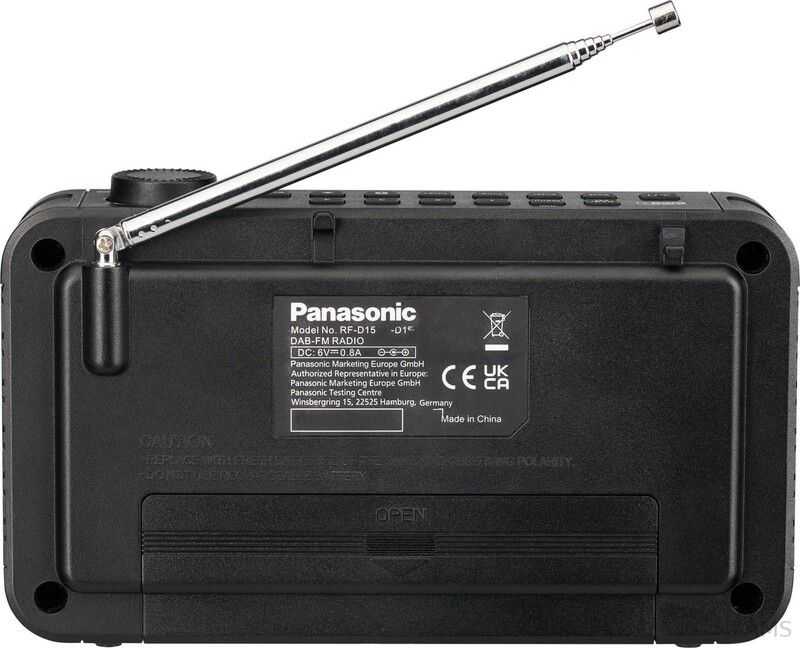 PANASONIC RF-D15EG-K Digital Radio with DAB+