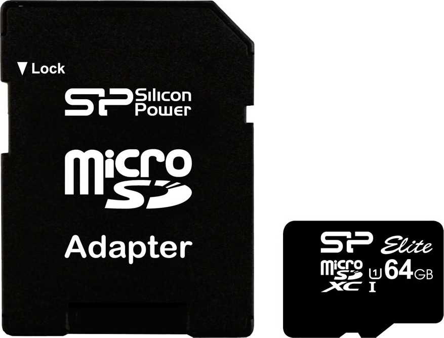 SILICON POWER 64GB Micro SDXC UHS-I SP064GBSTXBU1V10-SP
