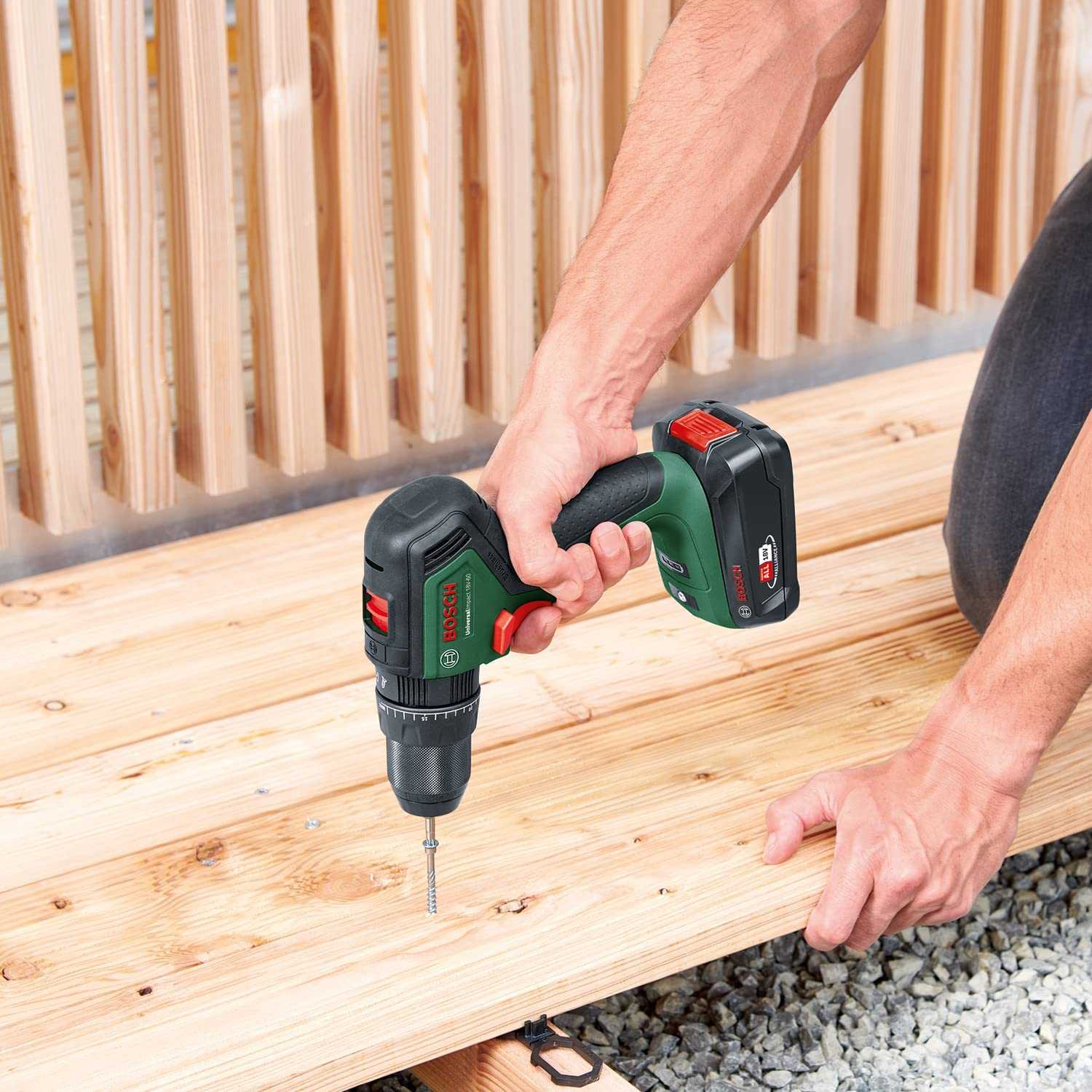 Bosch Powertools Akku-Schlagbohrschrauber UniversalImpact 18V-60 (green/black