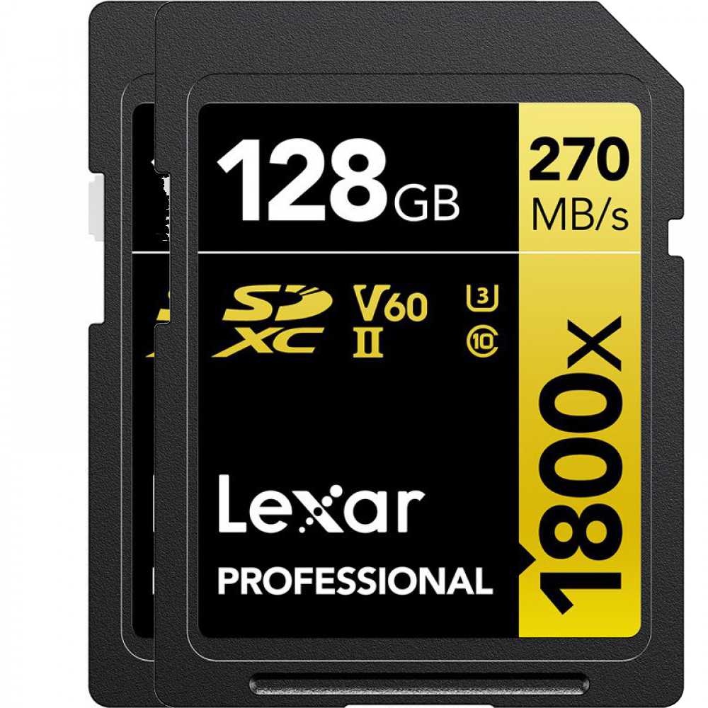 Lexar SDXC 128GB Professional 1800x UHS-II
