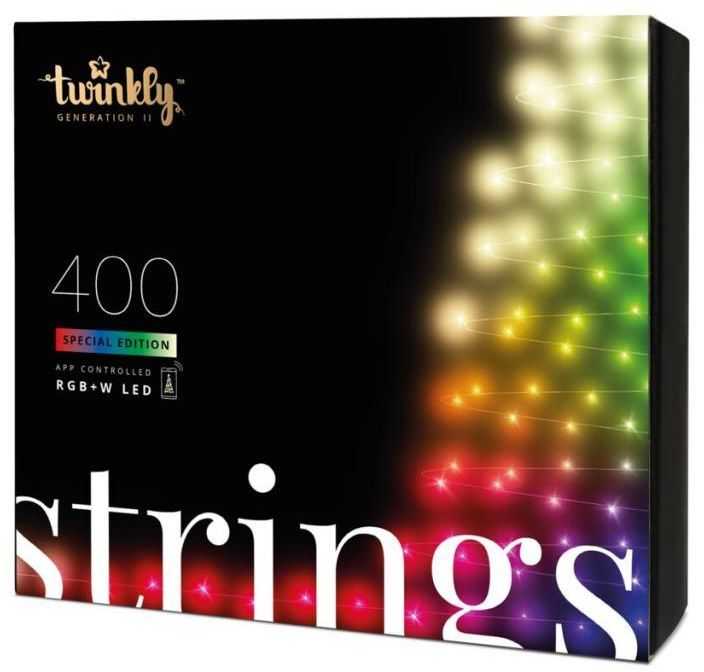 Twinkly Special Edition 400 RGB+W LED String Lights (Gen II) 32m