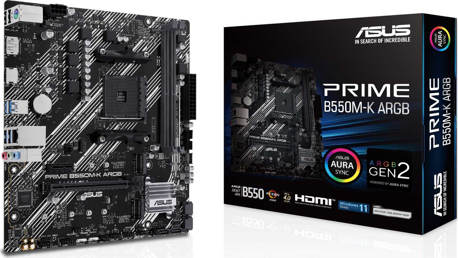 ASUS Prime B550M-K ARGB