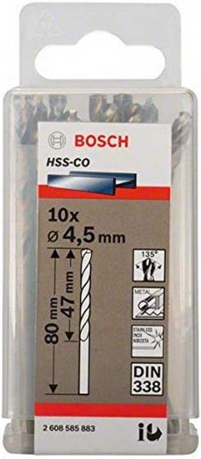 Bosch Powertools Metal Spiral Drill Bits