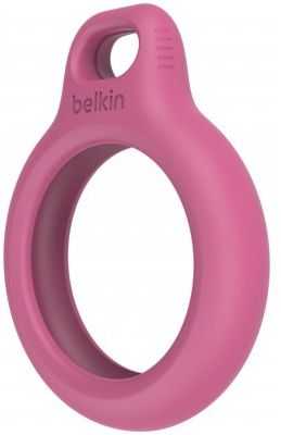 BELKIN Secure AirTag Holder with Key Ring in Pink