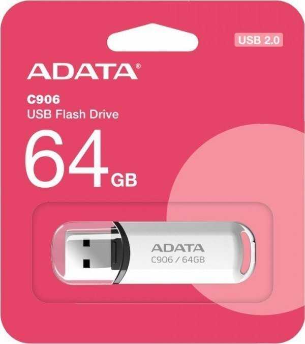 Adata 64GB C906 USB 2.0 White