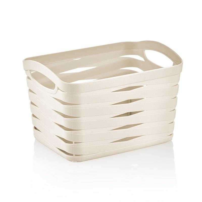 UCSAN 1.5L Cream Ribbon Basket M-094
