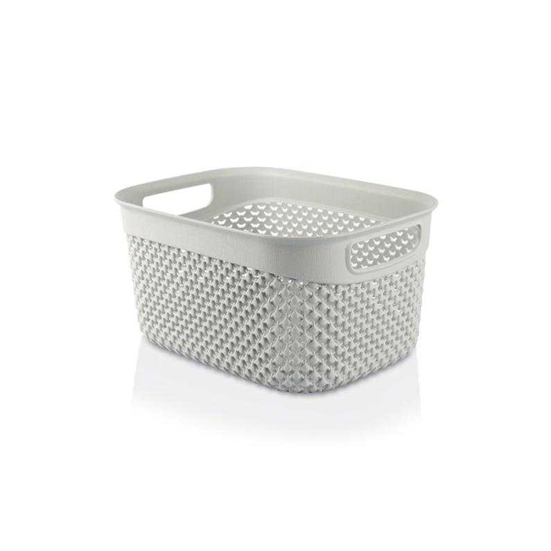 UCSAN Basket Drop Design Grey 23x17x12cm 3.3L