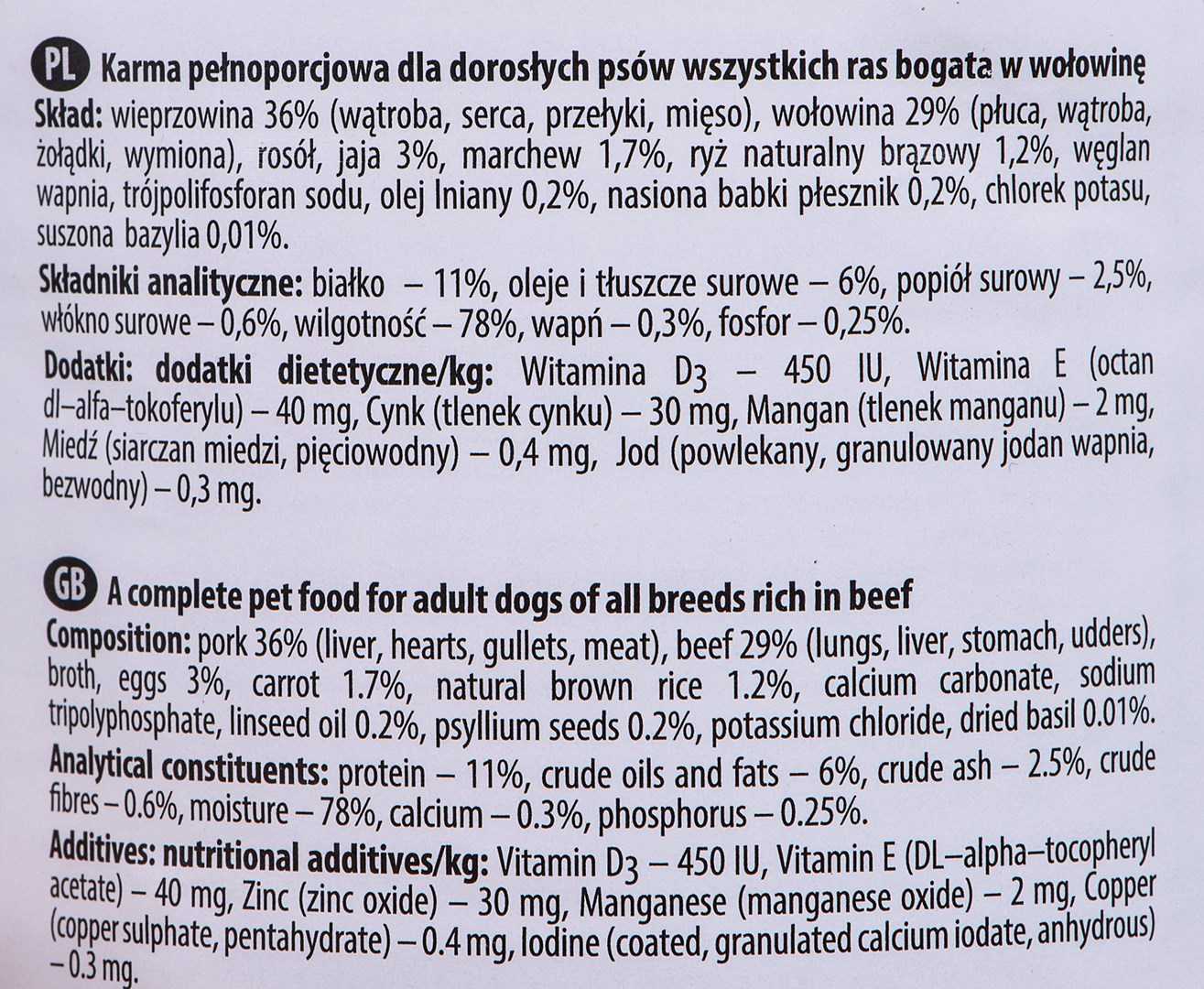 DOLINA NOTECI Premium Beef – Wet dog food – 400 g