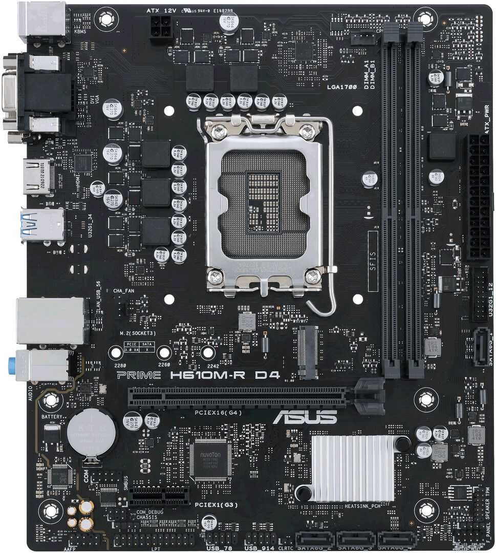 ASUS Prime H610M-R D4 DDR4