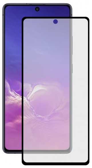 Fusion Accessories "5D Full Glue Tempered Glass Galaxy S10 Lite/ A91" Black