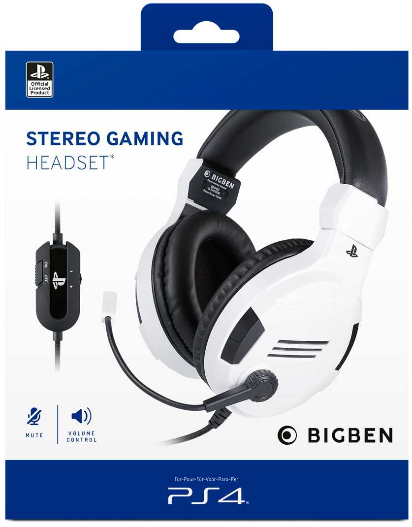 Bigben Interactive PS4 Stereo Gaming Headset White/Black