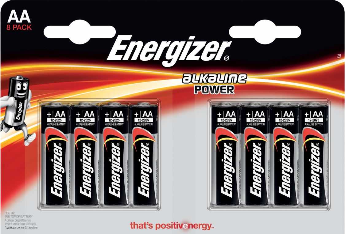 Energizer Alkaline Power AA/LR6 8pcs (7638900410686)