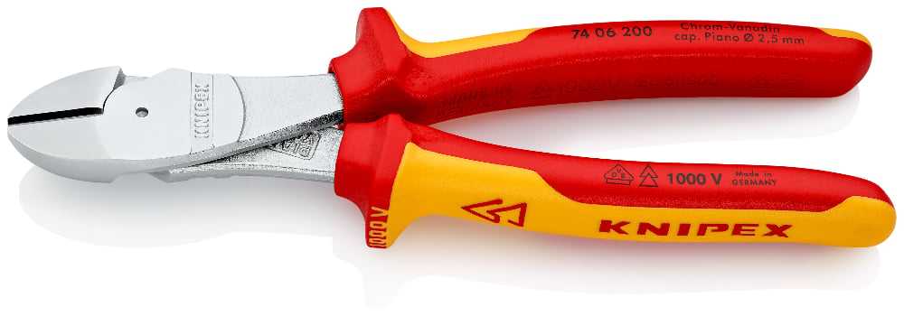 Knipex 74 06 200 high leverage diagonal cutter
