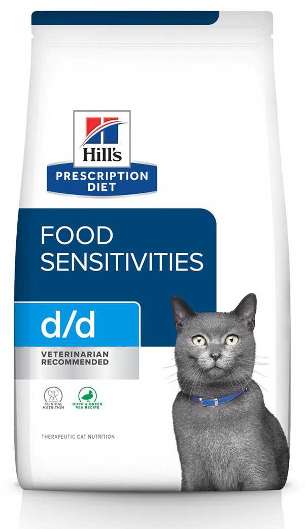 HILLS Prescription Diet Feline d/d Food Sensitives Duck and Peas 1.5kg