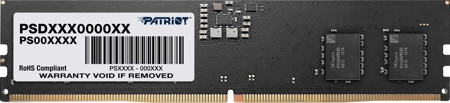 PATRIOT Signature Black 32GB DDR5 5600MHz UDIMM PSD532G56002
