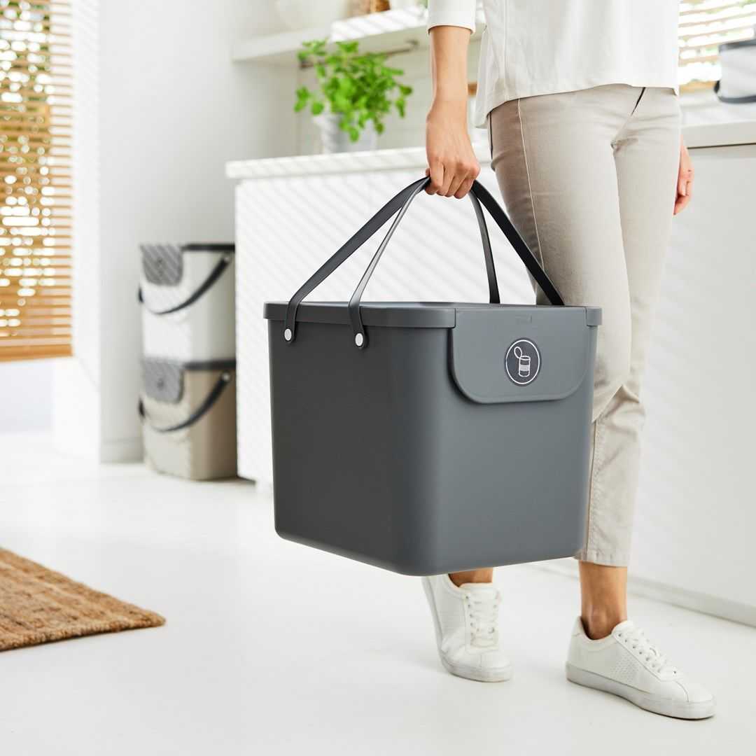 rotho Albula Anthracite 40L