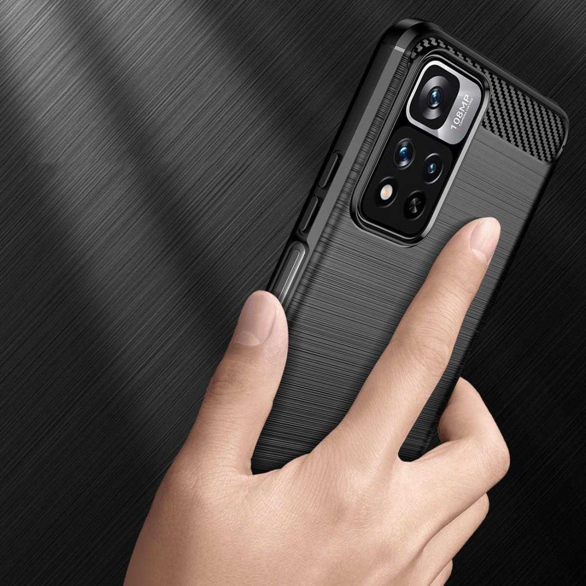 Hurtel AND quot;Carbon Case Xiaomi Poco X4 NFC 5G AND quot; Black