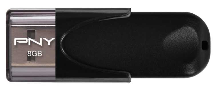PNY Attache4 8GB USB2.0 Black