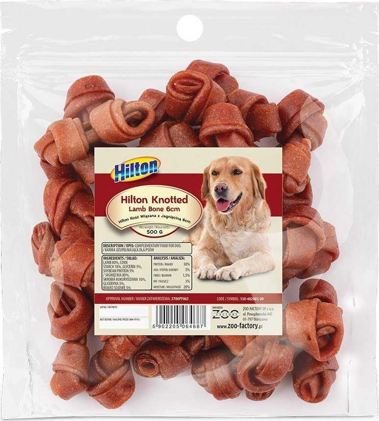 Hilton 6cm lamb-flavored dog bone treat