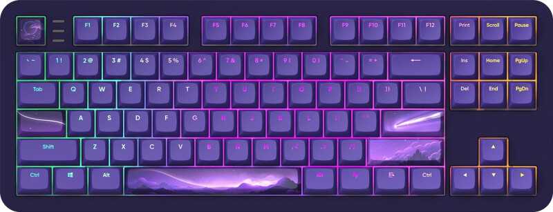 Dark Project ALU87B Celestial, G3MS Voidstone Switch, US