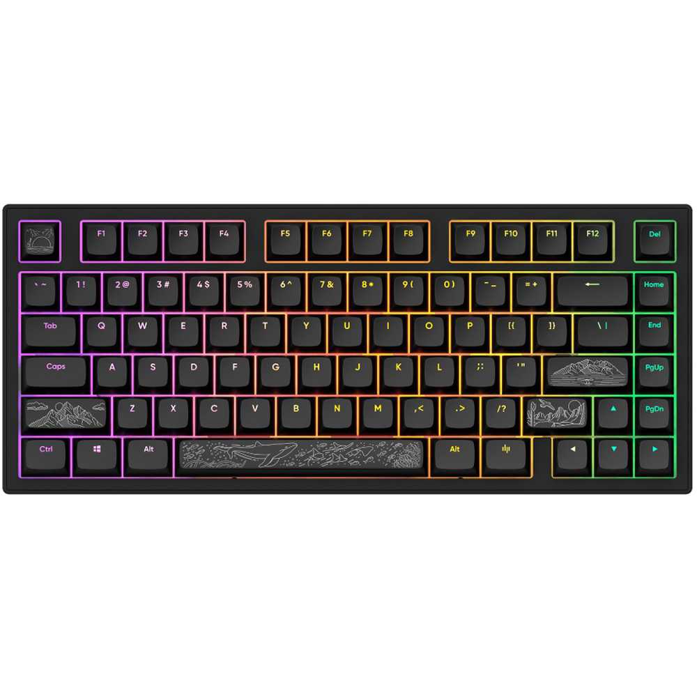 Dark Project ALU81A Terra Nostra Black, G3MS Moonstone Switch, US
