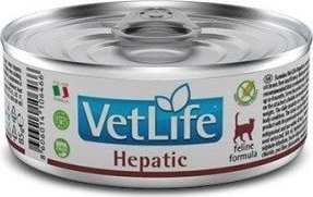 Farmina Wet cat food - VET LIFE NATURAL DIET CAT HEPATIC 85g