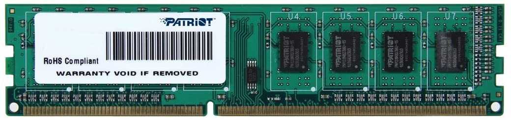 PATRIOT Signature Line 4GB DDR3 1333MHZ DIMM PSD34G133381